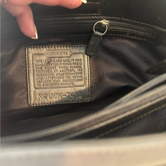 Coach Elegant Black & Dark Gray Women's Bag - Picture 11 of 14